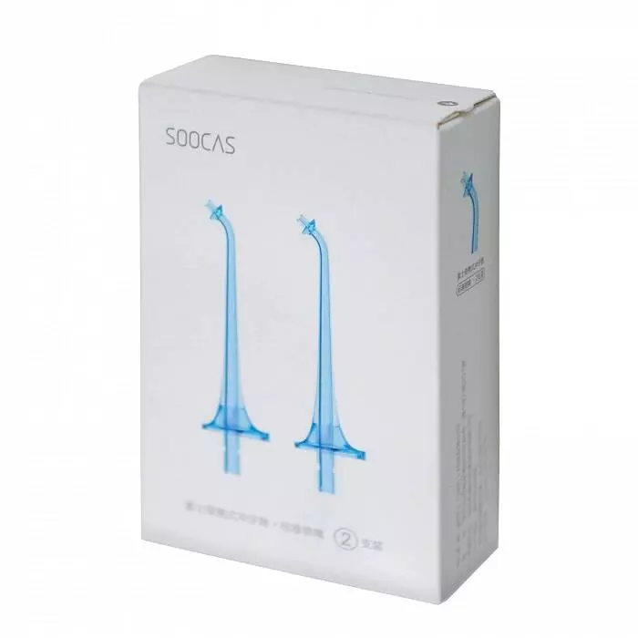 Насадка для ирригатора Soocas W3 стандартная (2 шт) Blue (Голубой) Насадка для ирригатора Soocas W3 стандартная (2 шт) Blue (Голубой)