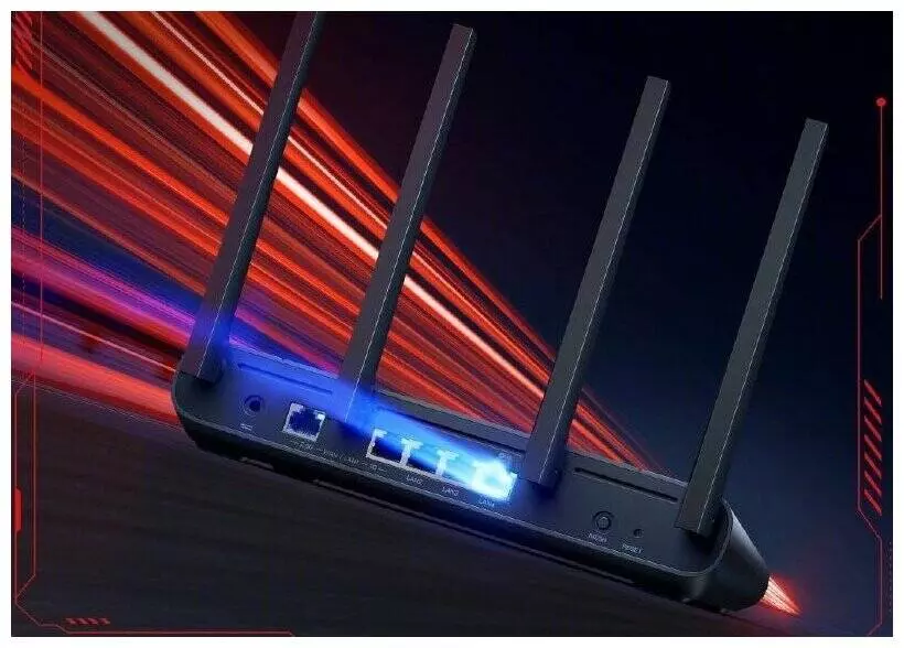 Wi-Fi роутер игровой Xiaomi Redmi Router AX5400 (RB04 / DVB4332CN) Black (Черный) CN Wi-Fi роутер игровой Xiaomi Redmi Router AX5400 (RB04 / DVB4332CN) Black (Черный) CN
