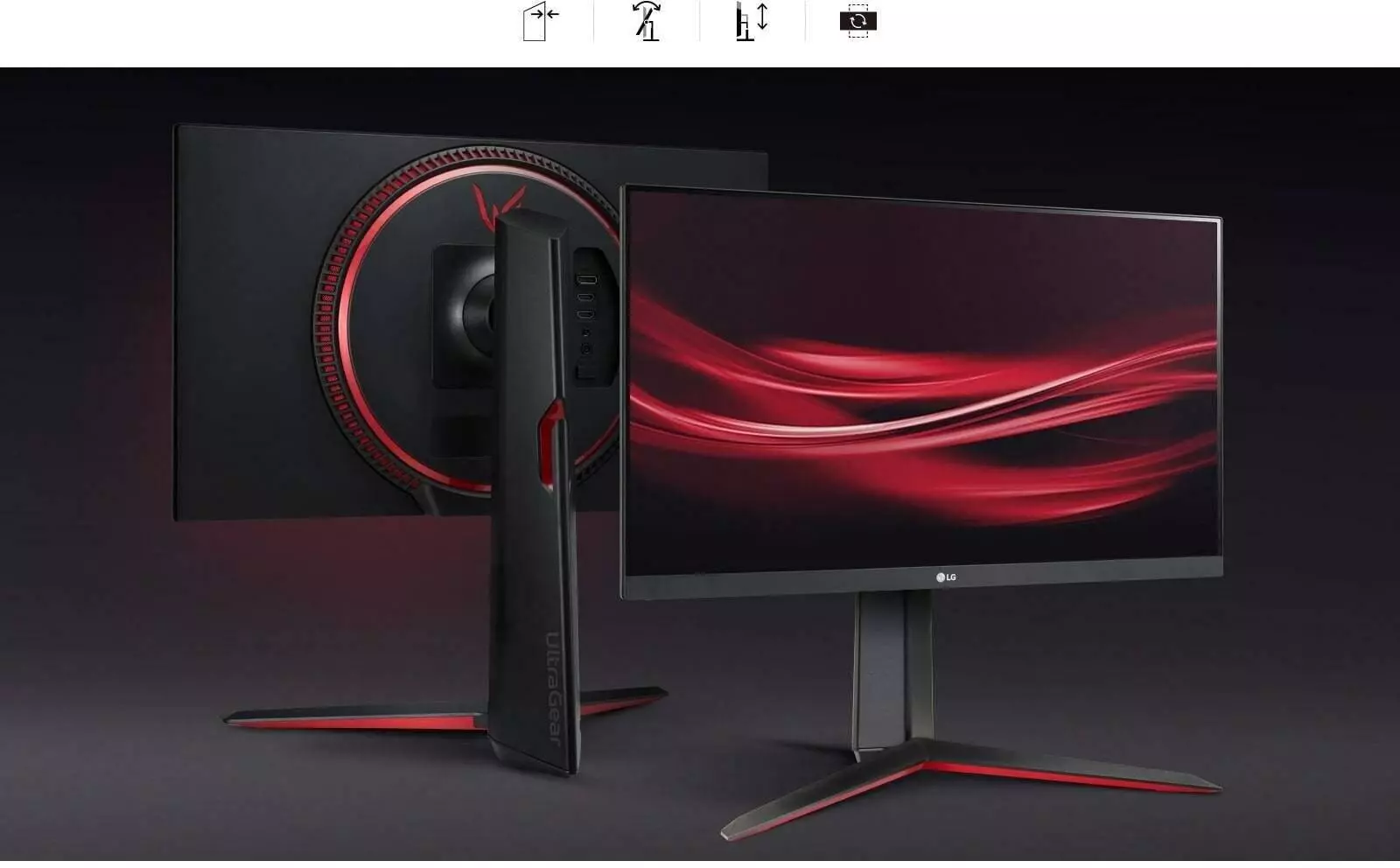 Монитор LG UltraGear 24" 144Hz (24GN650-B) Black (Черный) CN Монитор LG UltraGear 24" 144Hz (24GN650-B) Black (Черный) CN