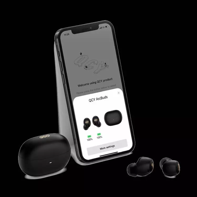 Беспроводные наушники QCY ArcBuds HT07 ANC Black (Черный) Global Version Беспроводные наушники QCY ArcBuds HT07 ANC Black (Черный) Global Version