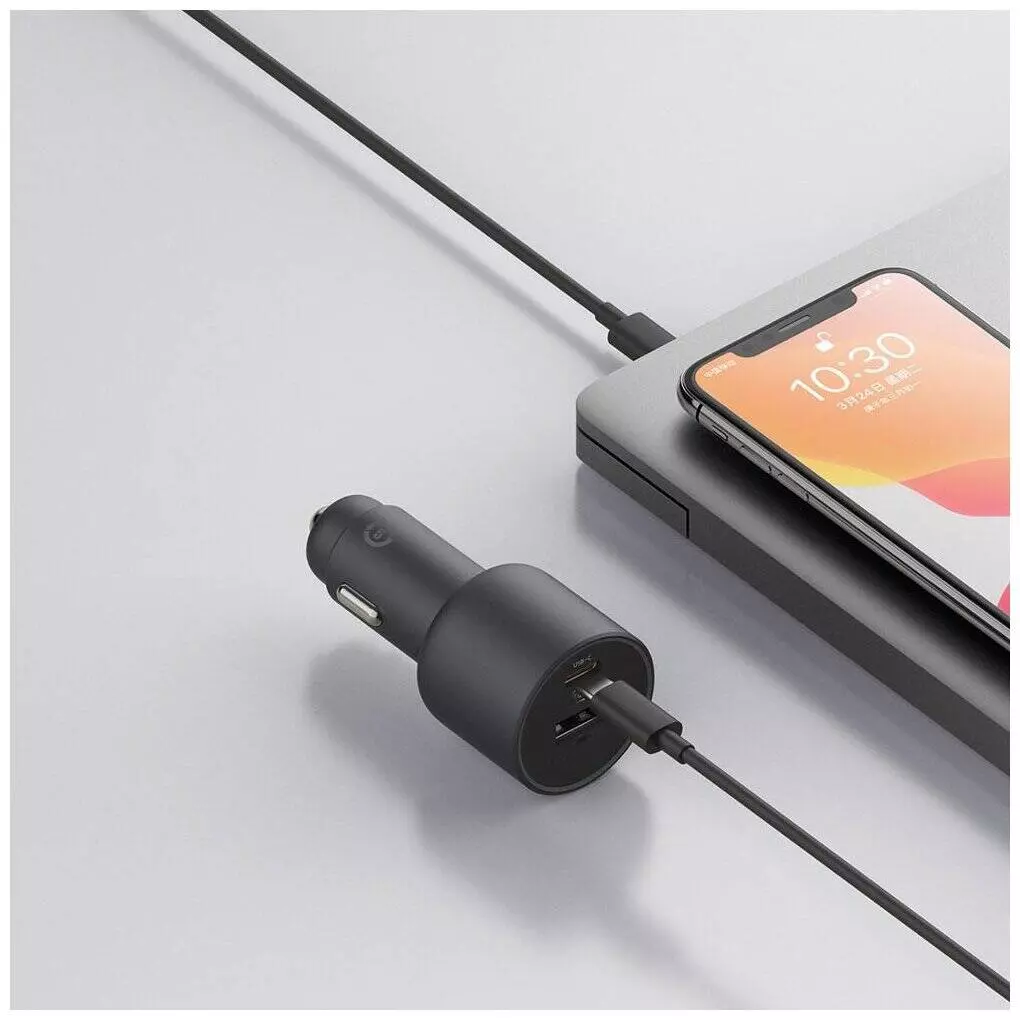 Автомобильное зарядное устройство Xiaomi Car Charger А1С 100W + кабель USB-C-Type-C (CC07ZM) Black (Черный) Автомобильное зарядное устройство Xiaomi Car Charger А1С 100W + кабель USB-C-Type-C (CC07ZM) Black (Черный)