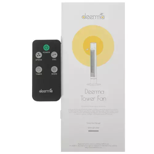 Напольный вентилятор Deerma Tower Fan DEM-FD120W Black (Черный) Напольный вентилятор Deerma Tower Fan DEM-FD120W Black (Черный)