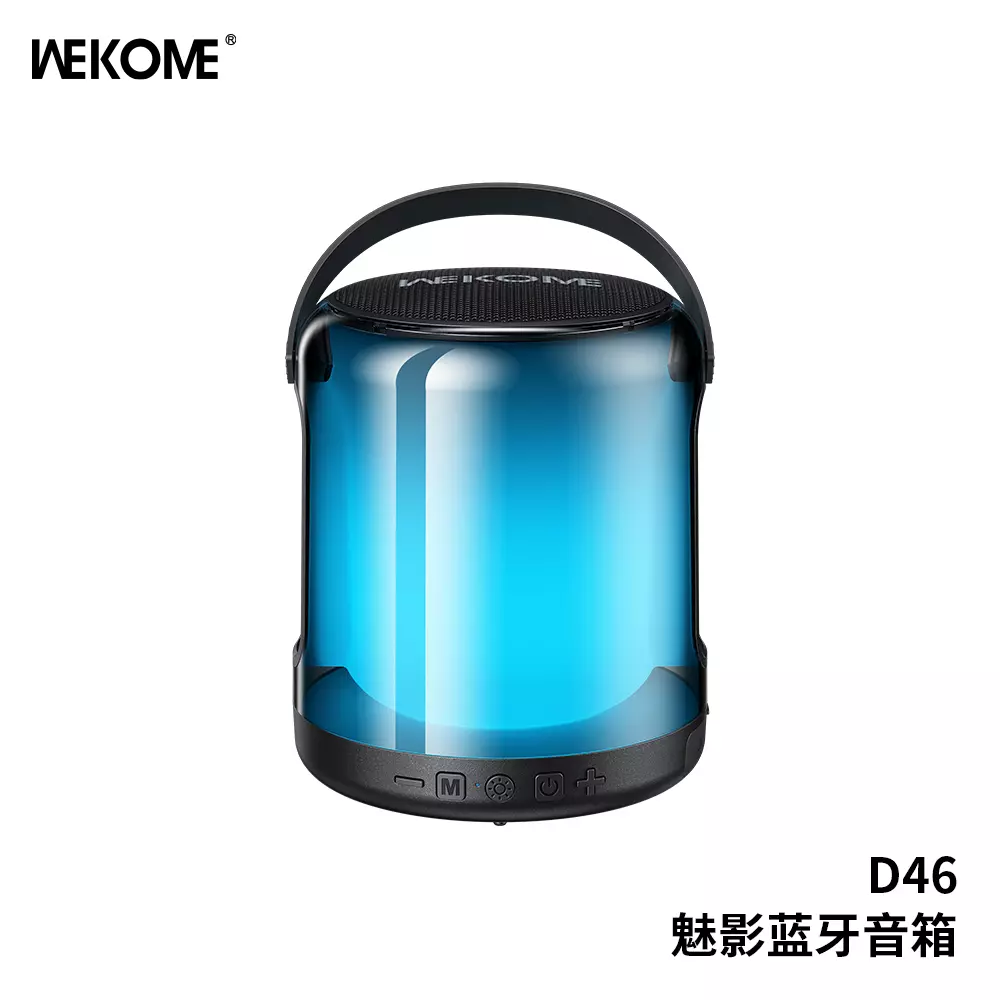 Колонка портативная WEKOME D46 8W Wireless Speaker Black (Черный) Колонка портативная WEKOME D46 8W Wireless Speaker Black (Черный)