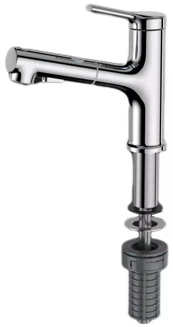 Смеситель с душем для раковины diiib Extracting Faucet (DXMP001) Silver (Серебристый) Смеситель с душем для раковины diiib Extracting Faucet (DXMP001) Silver (Серебристый)