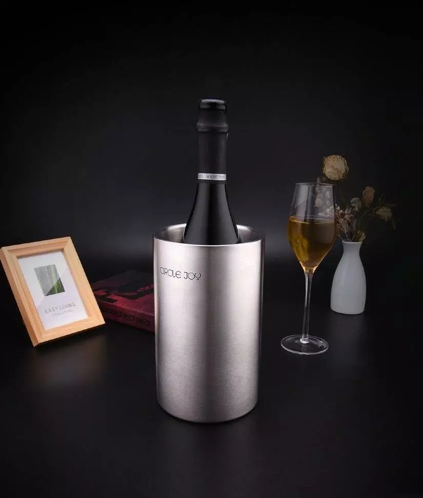Ведерко для охлаждения Circle Joy Ice Bucket CJ-BT01 Silver (Серебристый) Ведерко для охлаждения Circle Joy Ice Bucket CJ-BT01 Silver (Серебристый)