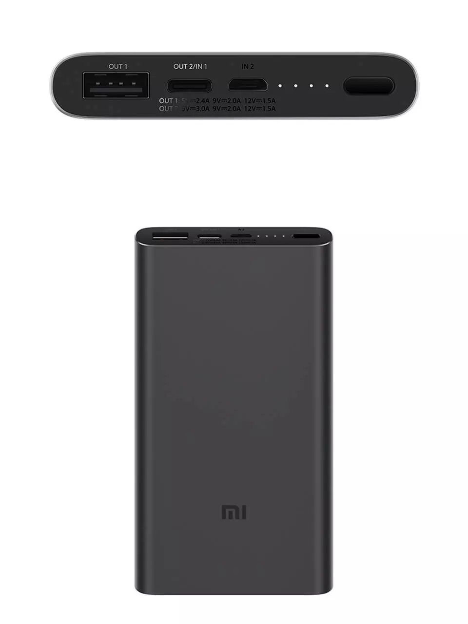 Аккумулятор Xiaomi Power Bank 3 10000 mAh (PLM12ZM) Black (Черный) Аккумулятор Xiaomi Power Bank 3 10000 mAh (PLM12ZM) Black (Черный)