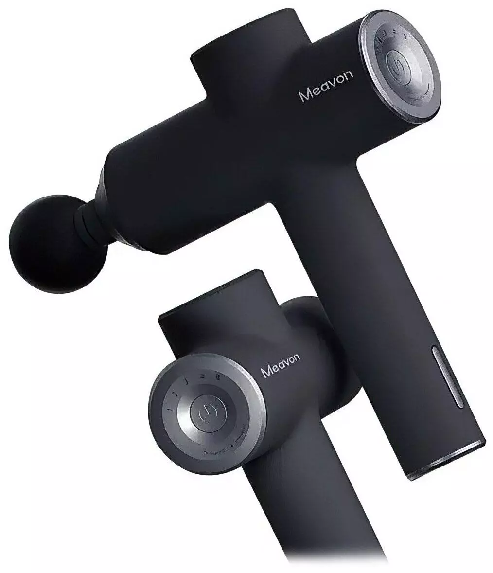 Массажный пистолет Meavon (MV-FG-0308) New (без док станции) Black (Черный) Массажный пистолет Meavon (MV-FG-0308) New (без док станции) Black (Черный)