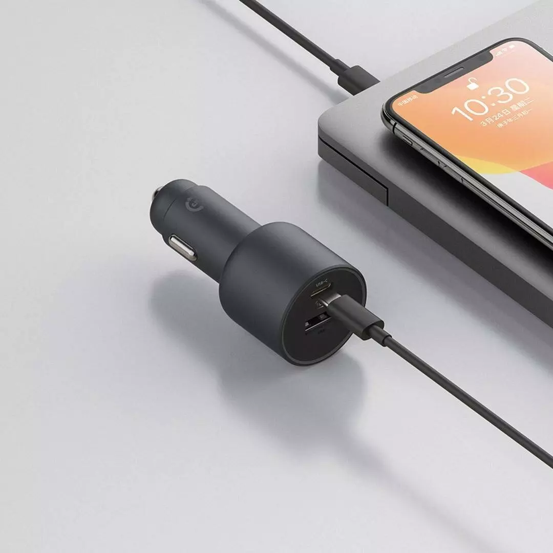 Автомобильное зарядное устройство Xiaomi Car Charger 1A1C 67W (USB-A + Type-C) Black (Черный) Автомобильное зарядное устройство Xiaomi Car Charger 1A1C 67W (USB-A + Type-C) Black (Черный)