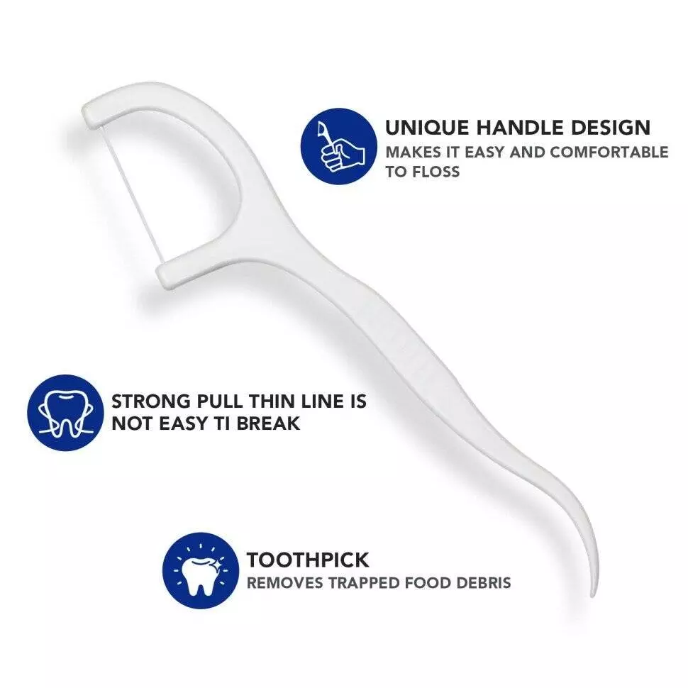 Зубная нить Xiaomi BEHEART Floss Pick (50шт) Зубная нить Xiaomi BEHEART Floss Pick (50шт)