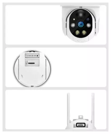 IP камера XiaoVV Solar Powered Outdoor PTZ Camera P6 Pro 4G (XVV-1120S-P6-4G) White (Белый) EU IP камера XiaoVV Solar Powered Outdoor PTZ Camera P6 Pro 4G (XVV-1120S-P6-4G) White (Белый) EU