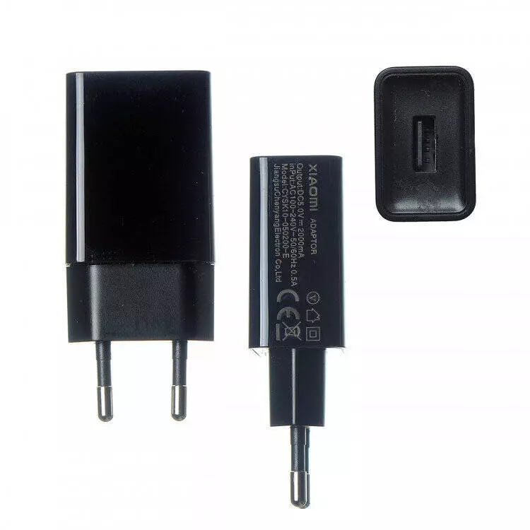Сетевое зарядное устройство Xiaomi 2A Black (Черный) Сетевое зарядное устройство Xiaomi 2A Black (Черный)