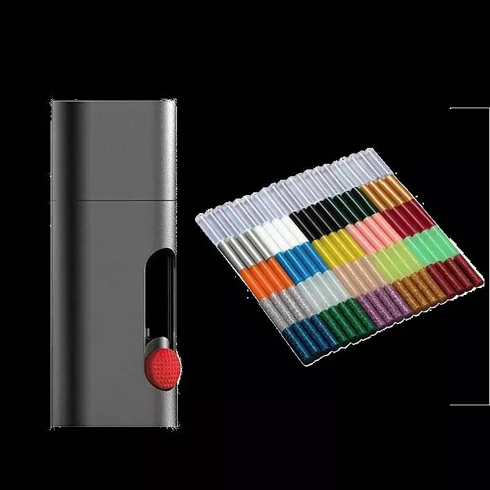 Клеевой пистолет Wowstick Mini Hot Melt Glue Pen Kit (120 стержней в комплекте) Black (Черный) CN Клеевой пистолет Wowstick Mini Hot Melt Glue Pen Kit (120 стержней в комплекте) Black (Черный) CN