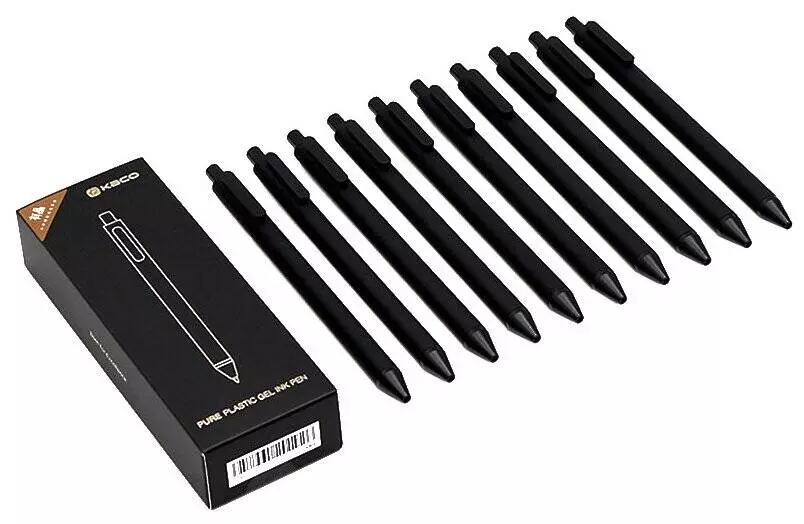 Набор гелевых ручек Xiaomi KACO Pure Plastic Gel Ink Pen K1015 (10 шт) Black (Черный) Набор гелевых ручек Xiaomi KACO Pure Plastic Gel Ink Pen K1015 (10 шт) Black (Черный)