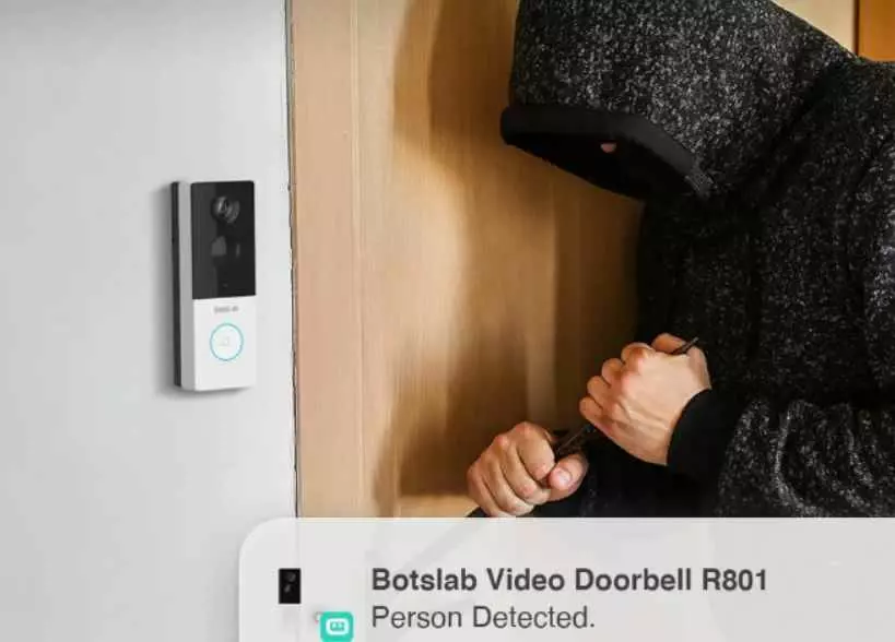 Умный дверной звонок Botslab Video Doorbell R801 White (Белый) Умный дверной звонок Botslab Video Doorbell R801 White (Белый)