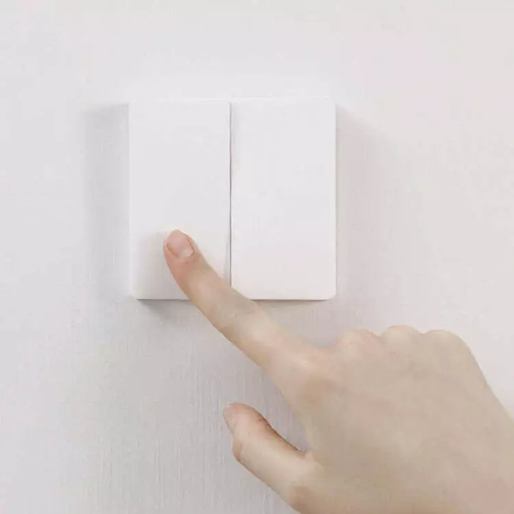 Выключатель беспроводной Aqara Wall Wireless Switch Double Key Edition (WXKG02LM) White (Белый)