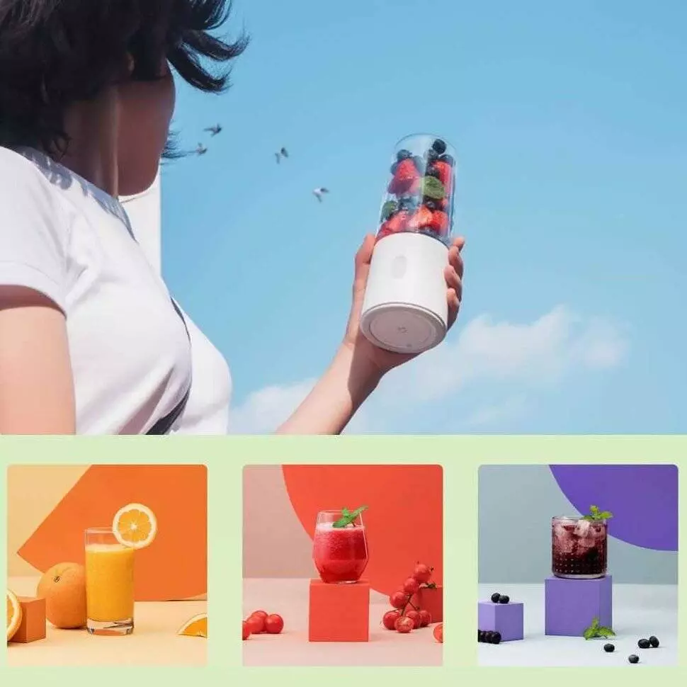 Портативная соковыжималка блендер Xiaomi Mijia Portable Juicer Cup (300ml) MJZZB01PL White (Белый) Портативная соковыжималка блендер Xiaomi Mijia Portable Juicer Cup (300ml) MJZZB01PL White (Белый)