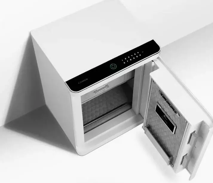 Сейф электронный с датчиком отпечатков CRMCR Smart Safe Deposit Box Two Door (BGX-X1-55KN) White (Белый) Сейф электронный с датчиком отпечатков CRMCR Smart Safe Deposit Box Two Door (BGX-X1-55KN) White (Белый)