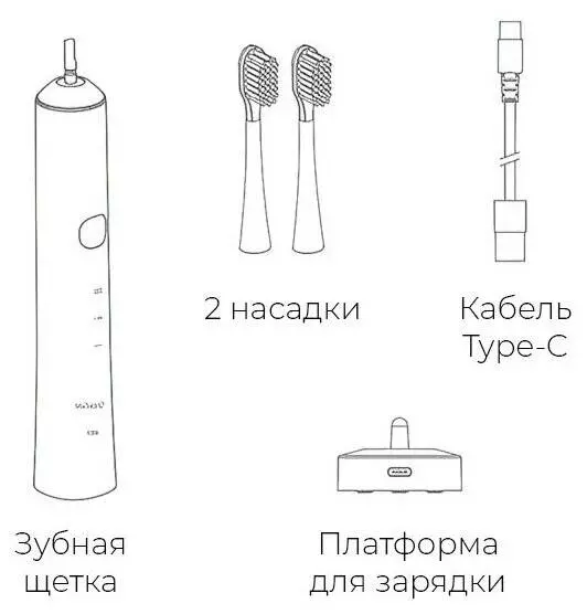 Электрическая зубная щетка Xiaomi ShowSee D1 (D1-G) Green (Зеленый) Электрическая зубная щетка Xiaomi ShowSee D1 (D1-G) Green (Зеленый)