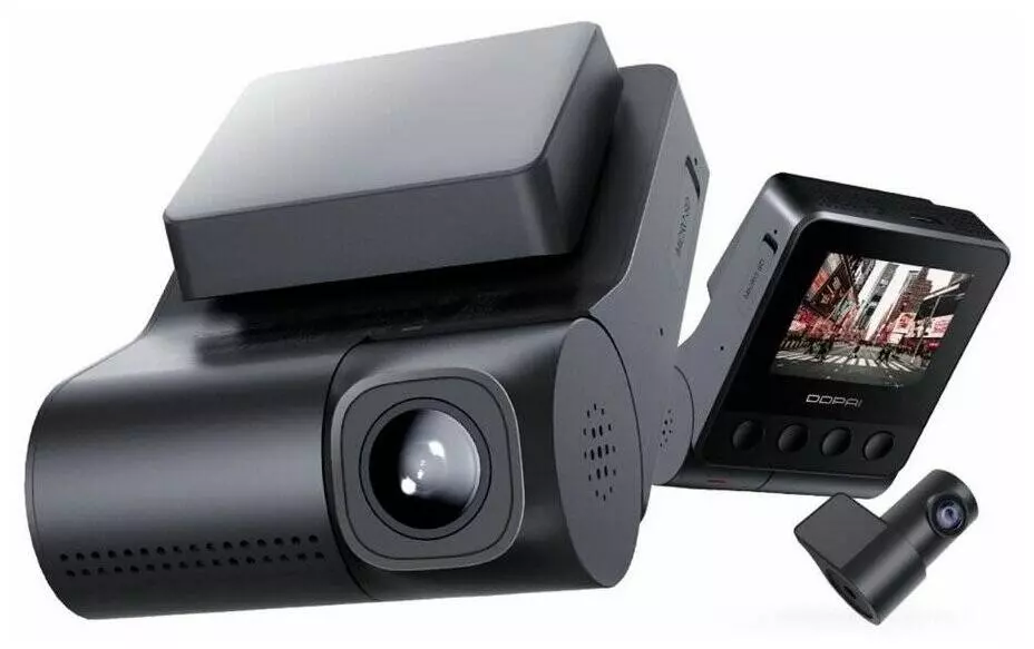Видеорегистратор DDPai Z40 GPS Dual + камера заднего вида Black (Черный)