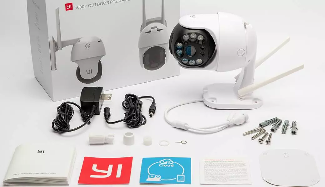 IP камера Xiaomi YI Outdoor PTZ Camera (R40) White (Белый) IP камера Xiaomi YI Outdoor PTZ Camera (R40) White (Белый)