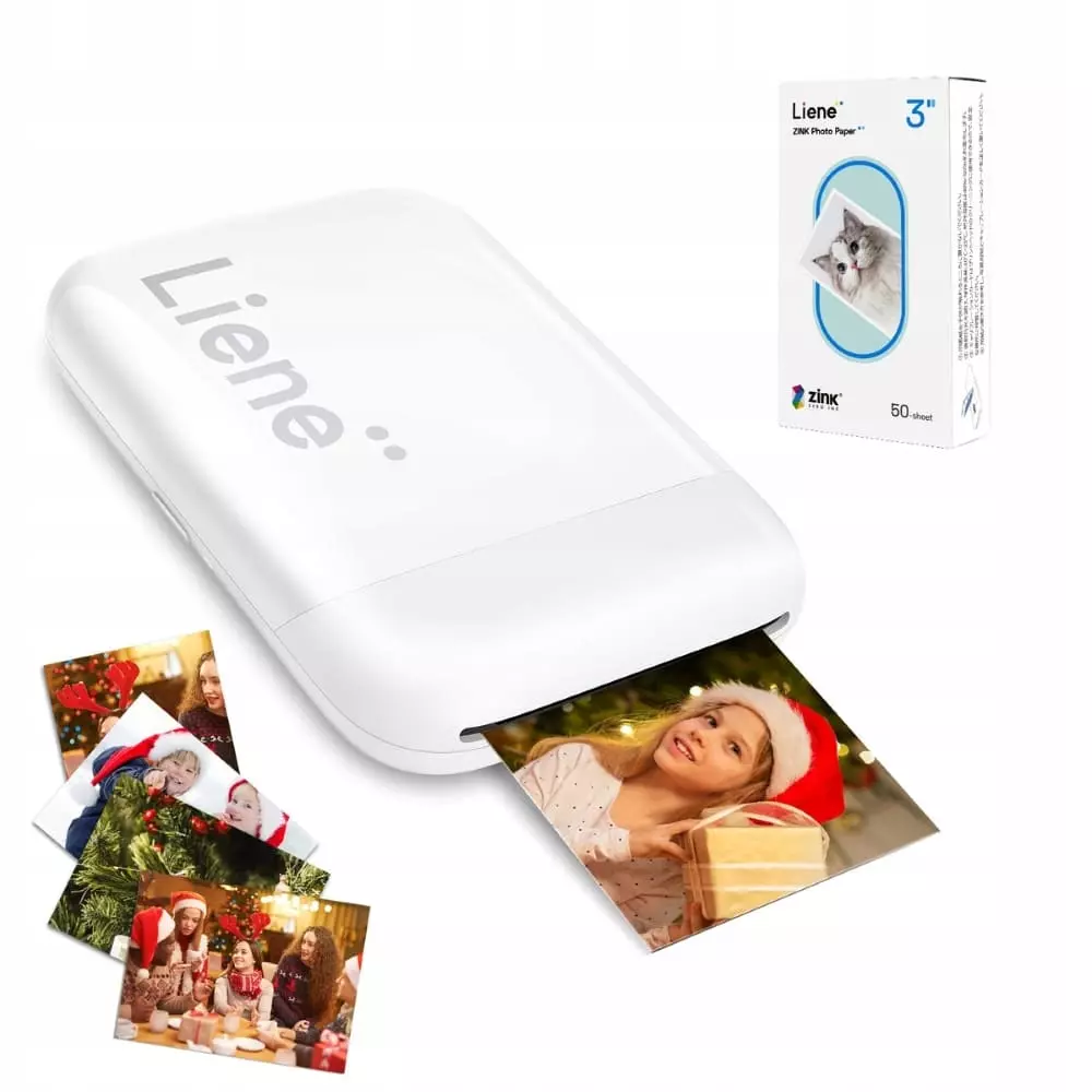 Портативный фотопринтер Liene Portable Photo Printer ZPP110W White (Белый)