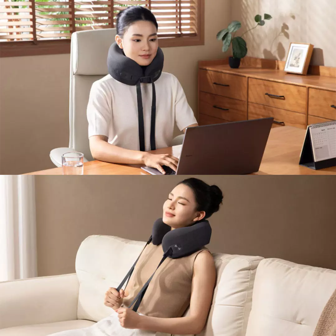 Массажер для шеи Xiaomi Mijia Smart Neck Pillow Massager MJJZAMY01YMYY (BHR08G8CN) Black (Черный) CN Массажер для шеи Xiaomi Mijia Smart Neck Pillow Massager MJJZAMY01YMYY (BHR08G8CN) Black (Черный) CN