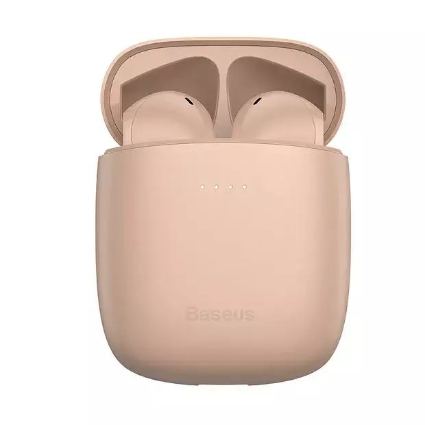 Беспроводные наушники Baseus W04 Pink (Розовый) Беспроводные наушники Baseus W04 Pink (Розовый)