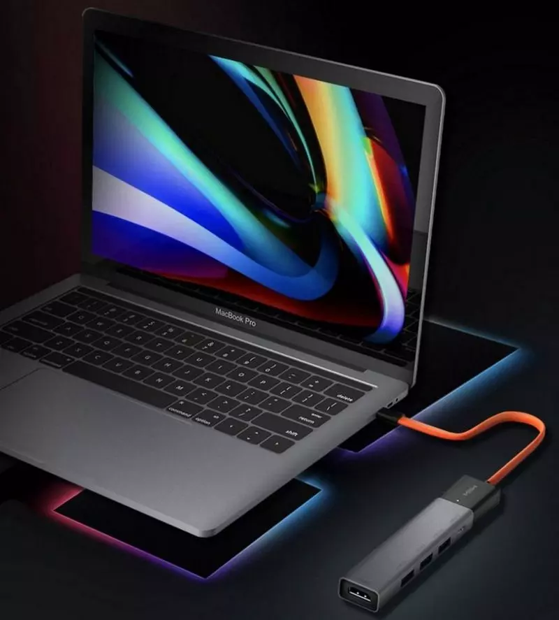 Адаптер MIIIW Type-C HUB Adapter 5 in 1 (3х USB 3.0 | HDMI 4K | 1x Type-C PD) (MWCMA05)