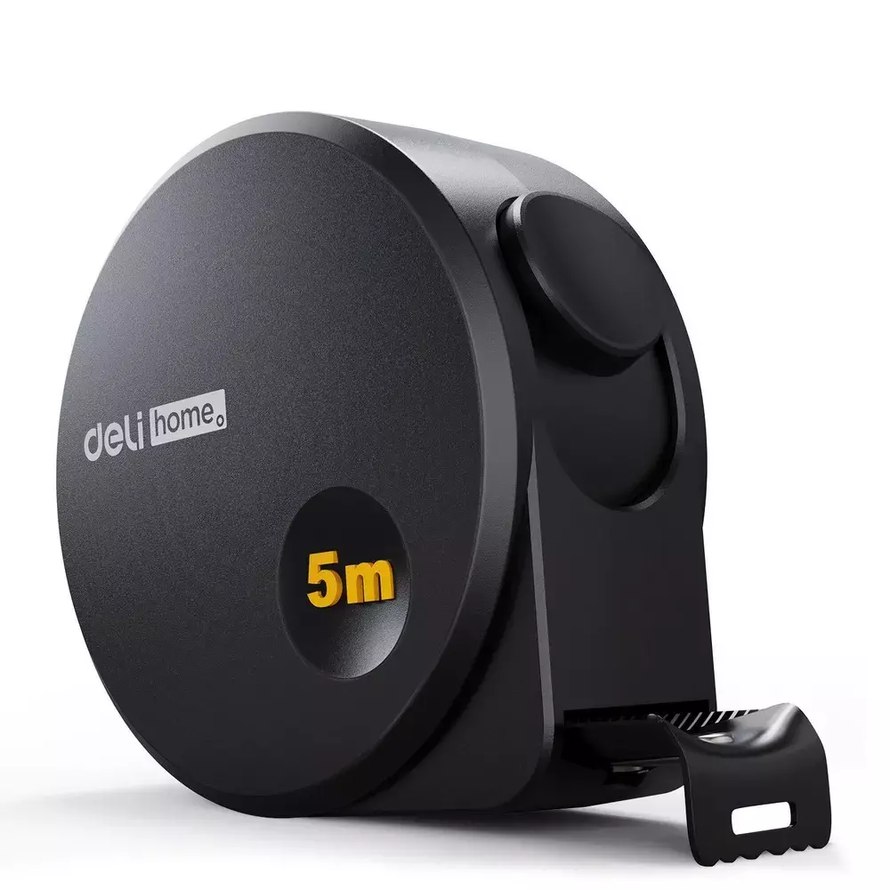 Рулетка Deli Home Series 5m (HT8519) Black (Черный) Рулетка Deli Home Series 5m (HT8519) Black (Черный)