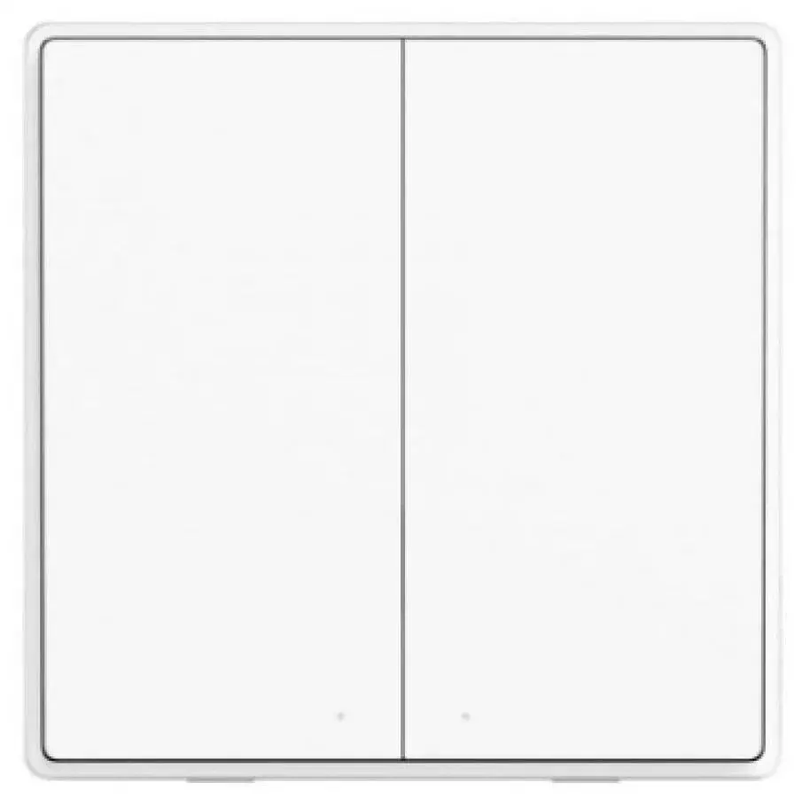 Выключатель беспроводной Aqara Wall Wireless Switch Double Key D1 (WXKG07LM) White (Белый) Выключатель беспроводной Aqara Wall Wireless Switch Double Key D1 (WXKG07LM) White (Белый)