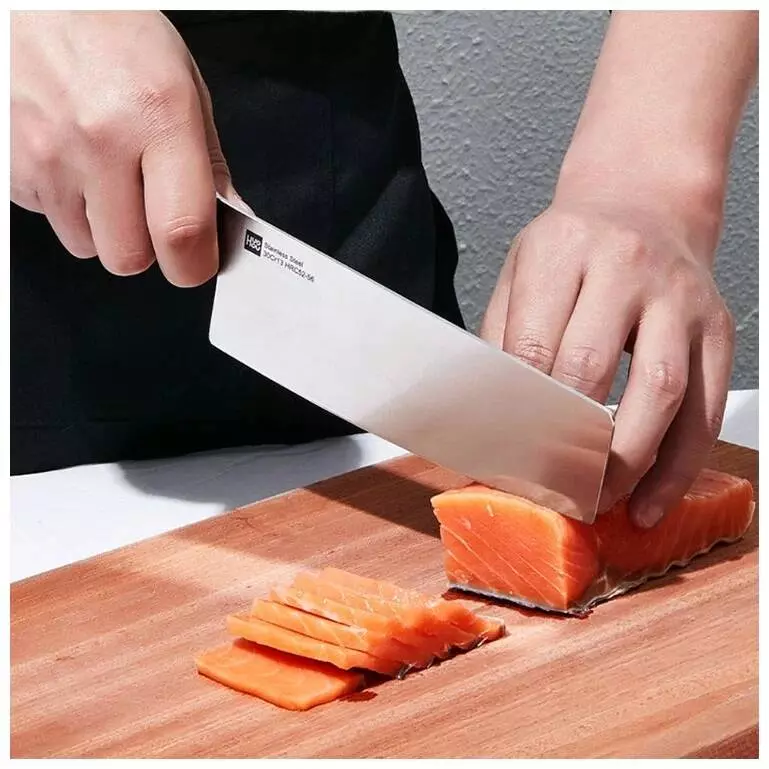 Набор Huo Hou Stainless Steel Kitchen Knife Set (4 ножа и ножницы с подставкой) (HU0095) Silver (Серебристый) Набор Huo Hou Stainless Steel Kitchen Knife Set (4 ножа и ножницы с подставкой) (HU0095) Silver (Серебристый)