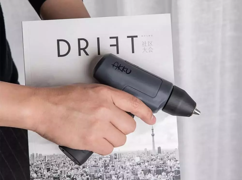 Портативная дрель AKKU Brushless Dual Speed Electric Drill AK701-TZ Gray (Серый)