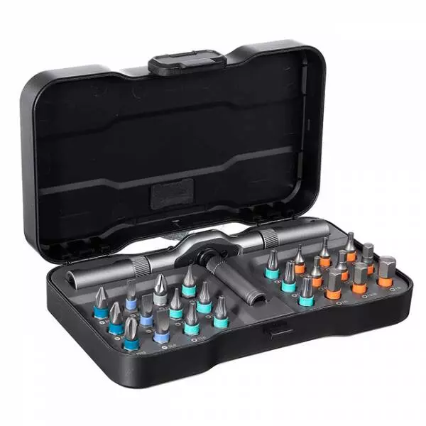 Набор инструментов Xiaomi Mijia DUKA 24 In 1 RS1 Multipurpose Ratchet Screwdriver Set (24 предм.) Black (Черный) Набор инструментов Xiaomi Mijia DUKA 24 In 1 RS1 Multipurpose Ratchet Screwdriver Set (24 предм.) Black (Черный)