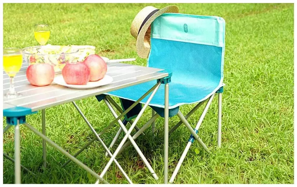 Складной стул Xiaomi ZaoFeng Ultralight Aluminum Folding Chair Blue (Синий) Складной стул Xiaomi ZaoFeng Ultralight Aluminum Folding Chair Blue (Синий)