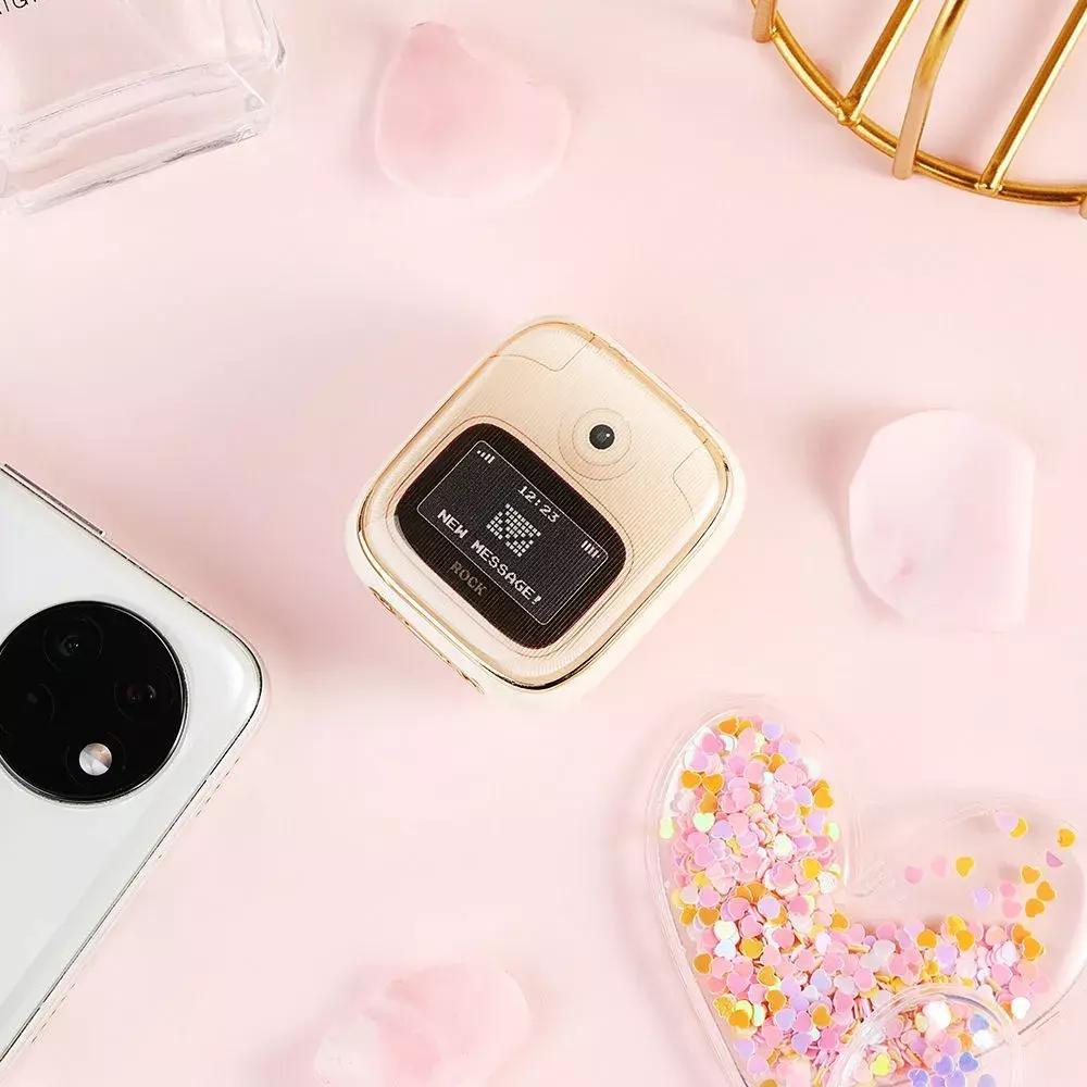 Беспроводные наушники Xiaomi Rock Retro Style TWS Earphone Clamshell Beige (Бежевый) Беспроводные наушники Xiaomi Rock Retro Style TWS Earphone Clamshell Beige (Бежевый)