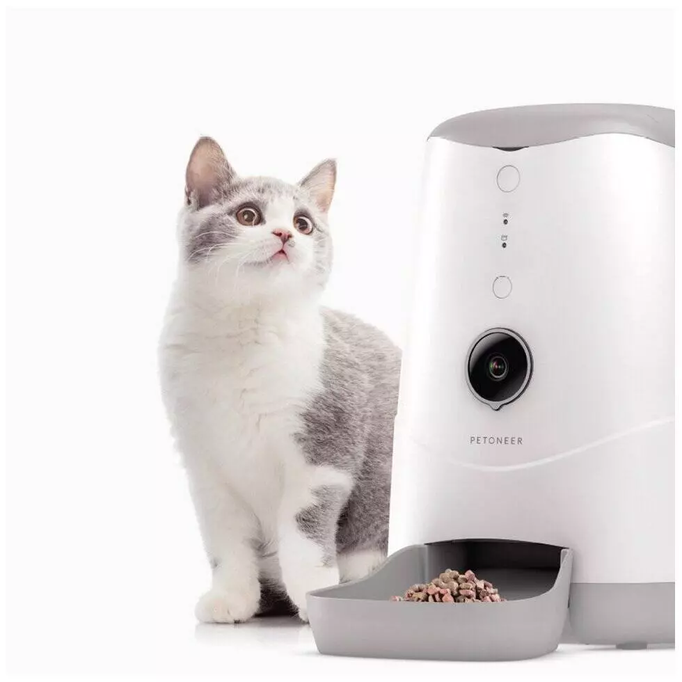 Автокормушка для животных Petoneer Nutri Vision Feeder с Wi-Fi и камерой 3.7 л (FDW020) White (Белый) Global Version Автокормушка для животных Petoneer Nutri Vision Feeder с Wi-Fi и камерой 3.7 л (FDW020) White (Белый) Global Version