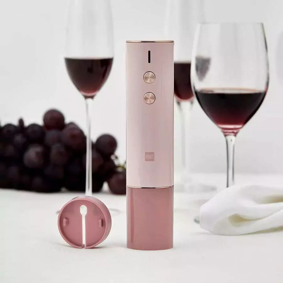 Штопор Huo Hou Electric Wine Opener HU0121 Pink (Розовый)