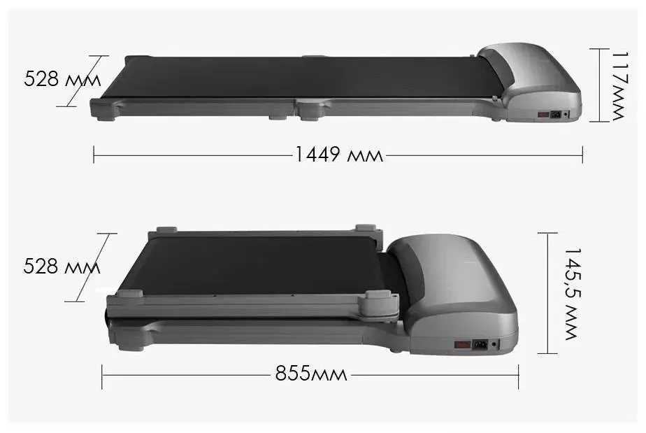 Электрическая беговая дорожка WalkingPad C1 Black (Черный) Электрическая беговая дорожка WalkingPad C1 Black (Черный)