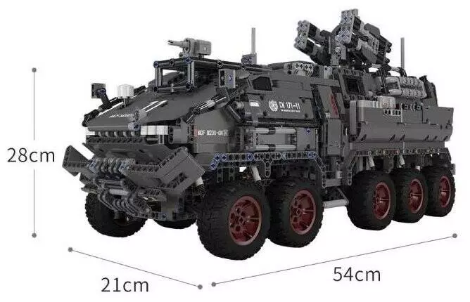 Конструктор Onebot Building Block Earth Troop Carrier CN171 (OBWEYB19AIQI) Gray (Серый)