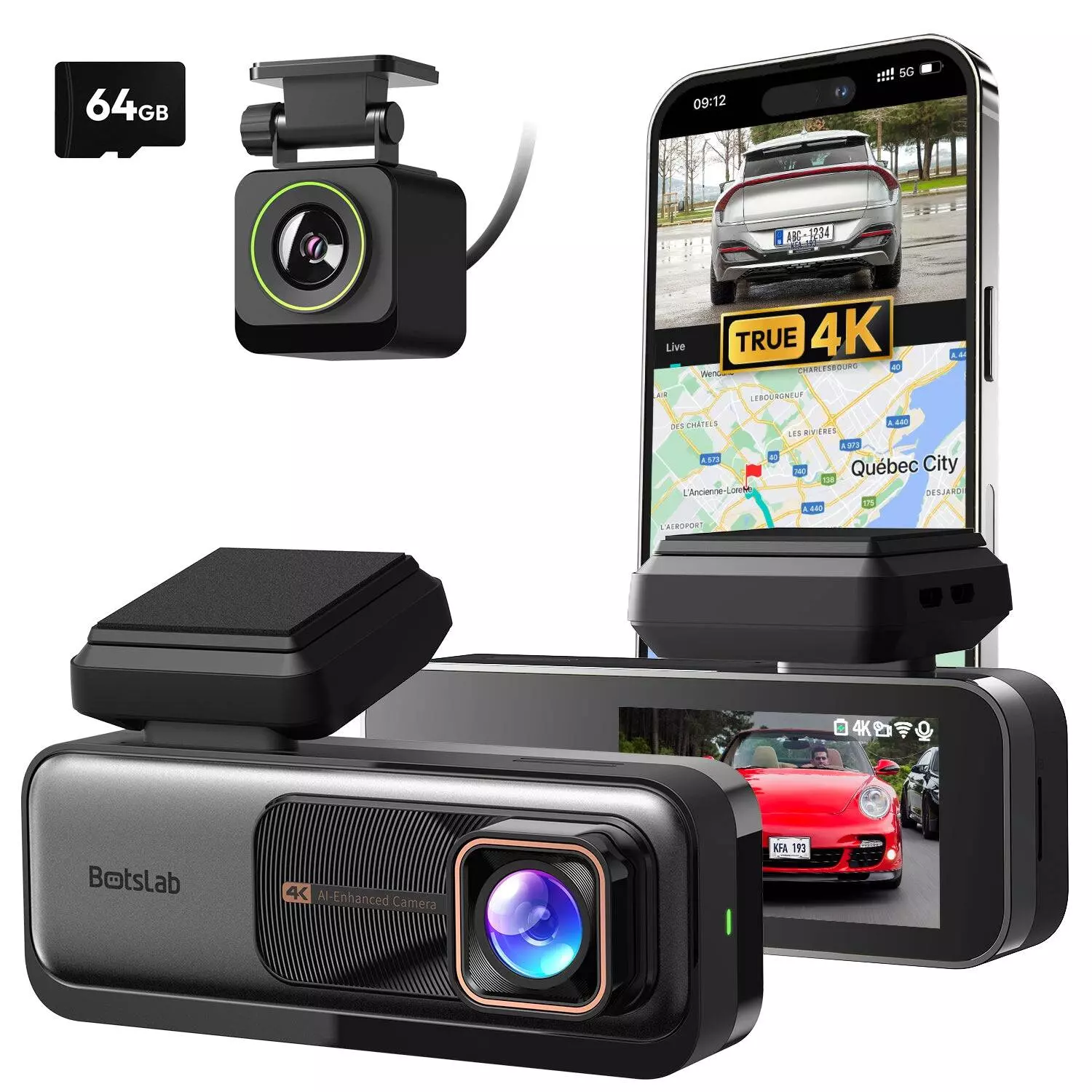 Видеорегистратор Botslab Dash Cam G980H 4K Black (Черный) Видеорегистратор Botslab Dash Cam G980H 4K Black (Черный)