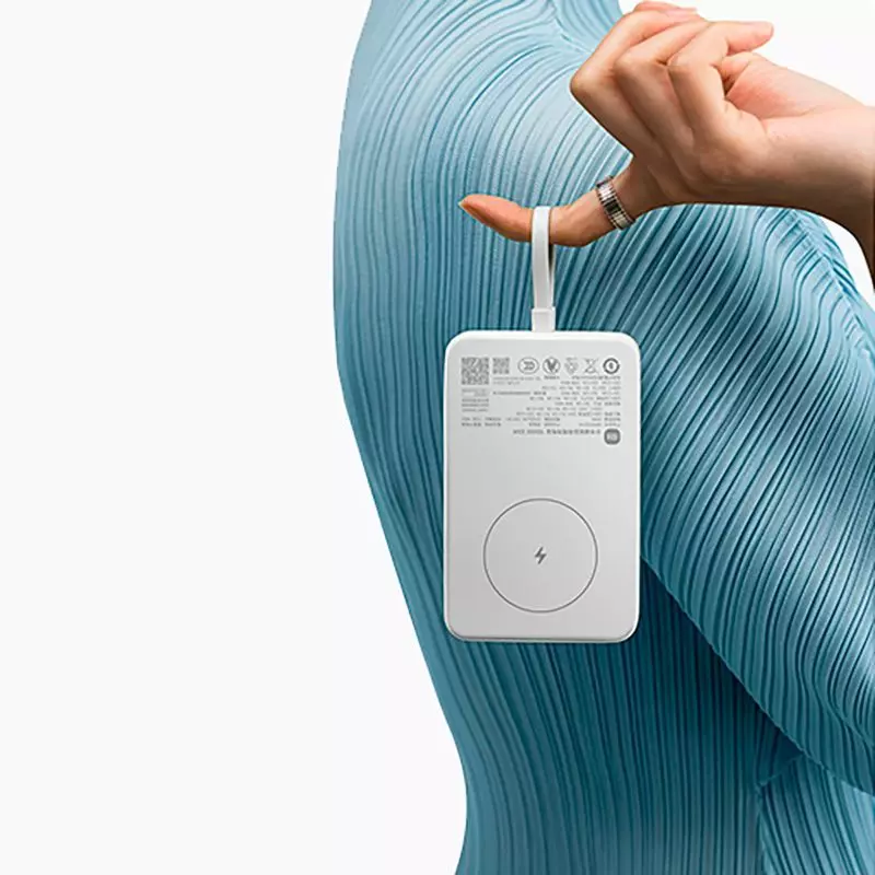Внешний аккумулятор Xiaomi Mi Magnetic Power Bank With Cable USB-C 10000mAh 33W(WPB1007MI) White (Белый) CN Внешний аккумулятор Xiaomi Mi Magnetic Power Bank With Cable USB-C 10000mAh 33W(WPB1007MI) White (Белый) CN