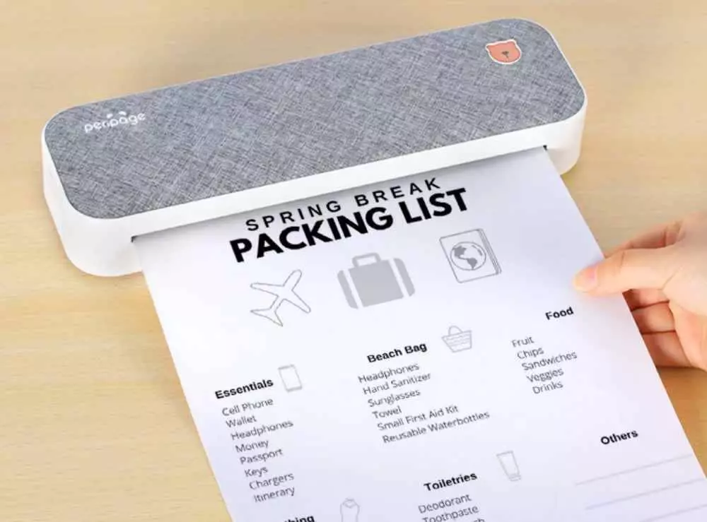 Портативный термопринтер Xiaomi PeriPage A4 Bluetooth USB Gray (Серый) Портативный термопринтер Xiaomi PeriPage A4 Bluetooth USB Gray (Серый)