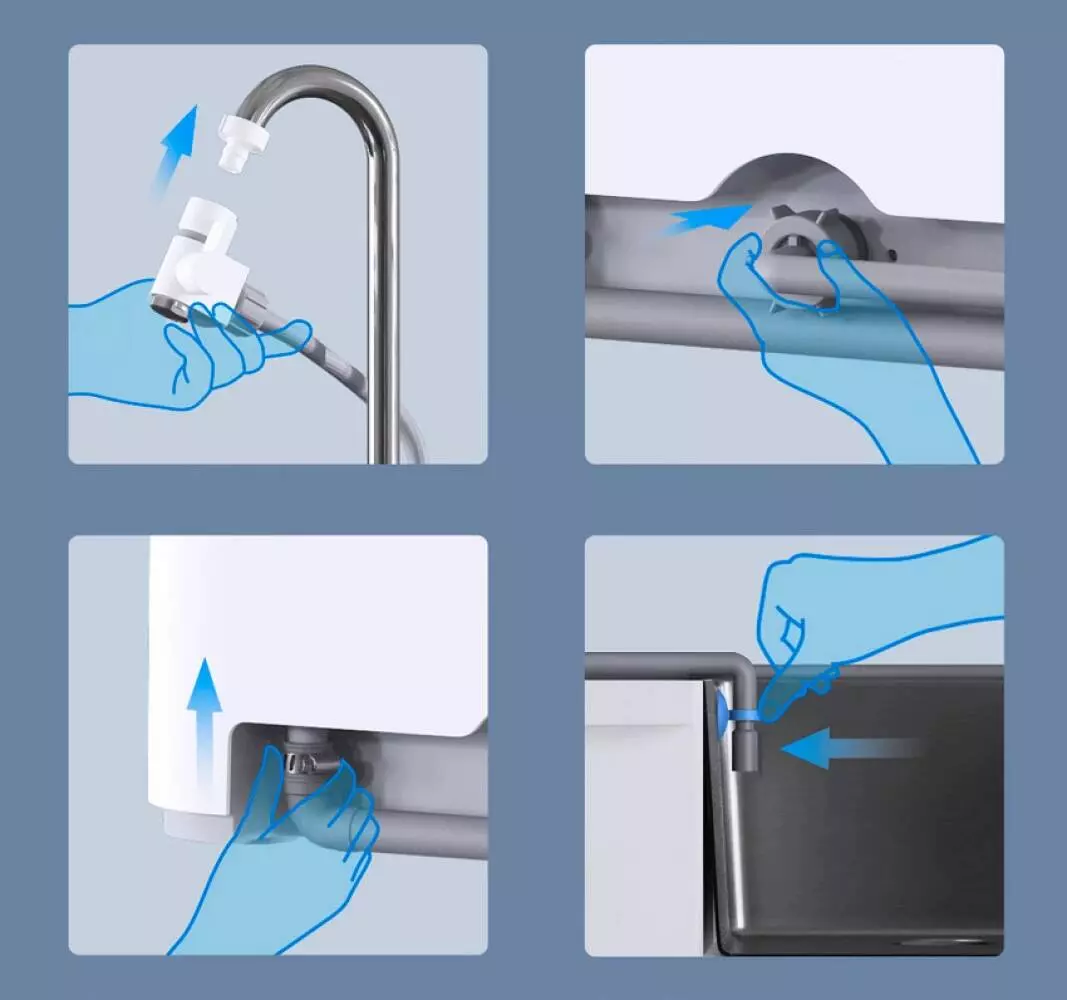 Настольная посудомоечная машина Xiaomi Mijia Internet Dishwasher (VDW0401M) White (Белый) Настольная посудомоечная машина Xiaomi Mijia Internet Dishwasher (VDW0401M) White (Белый)