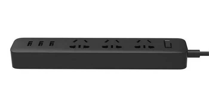 Удлинитель Xiaomi Power Strip 3 (XMCXB01QM) 1.8 м Black (Черный) Удлинитель Xiaomi Power Strip 3 (XMCXB01QM) 1.8 м Black (Черный)
