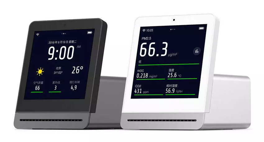 Анализатор качества воздуха Xiaomi Mijia Cleargrass Air Detector CGS1 Black (Черный)