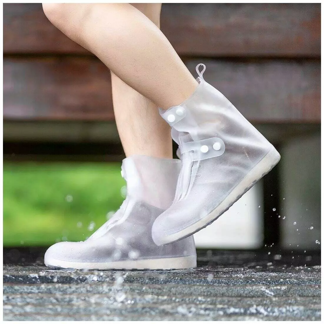Водонепроницаемые бахилы Zaofeng Rainproof Shoe Cover (HW170201) (XXL) White (Белый) Водонепроницаемые бахилы Zaofeng Rainproof Shoe Cover (HW170201) (XXL) White (Белый)