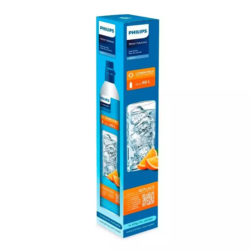 Баллон с газом CO2 к сифону Philips ADD913/51 Blue (Синий) Баллон с газом CO2 к сифону Philips ADD913/51 Blue (Синий)