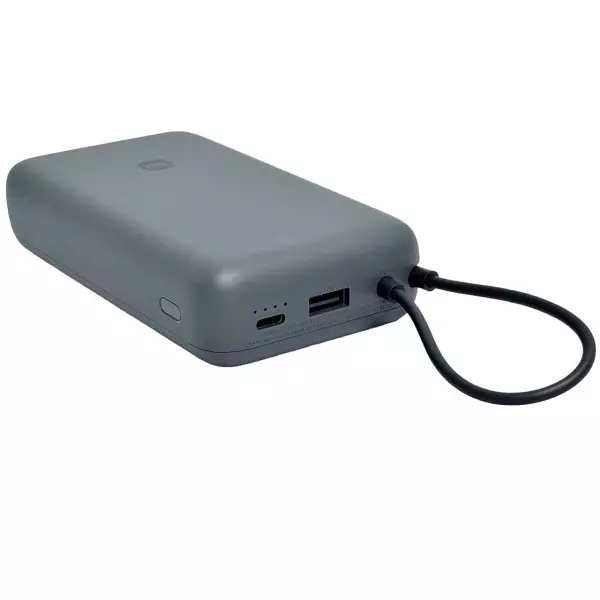Внешний аккумулятор Xiaomi Mi Power Bank With Cable USB-C Fast Charging 20000mAh (PB2033) Dark Gray (Темно-серый) CN Внешний аккумулятор Xiaomi Mi Power Bank With Cable USB-C Fast Charging 20000mAh (PB2033) Dark Gray (Темно-серый) CN