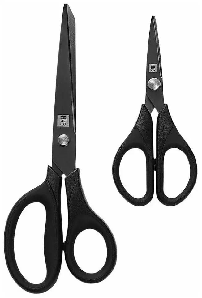 Набор ножниц с титановым покрытием HuoHou Plating Titanium scissors HU0030 (2 шт) Black (Черный) Набор ножниц с титановым покрытием HuoHou Plating Titanium scissors HU0030 (2 шт) Black (Черный)