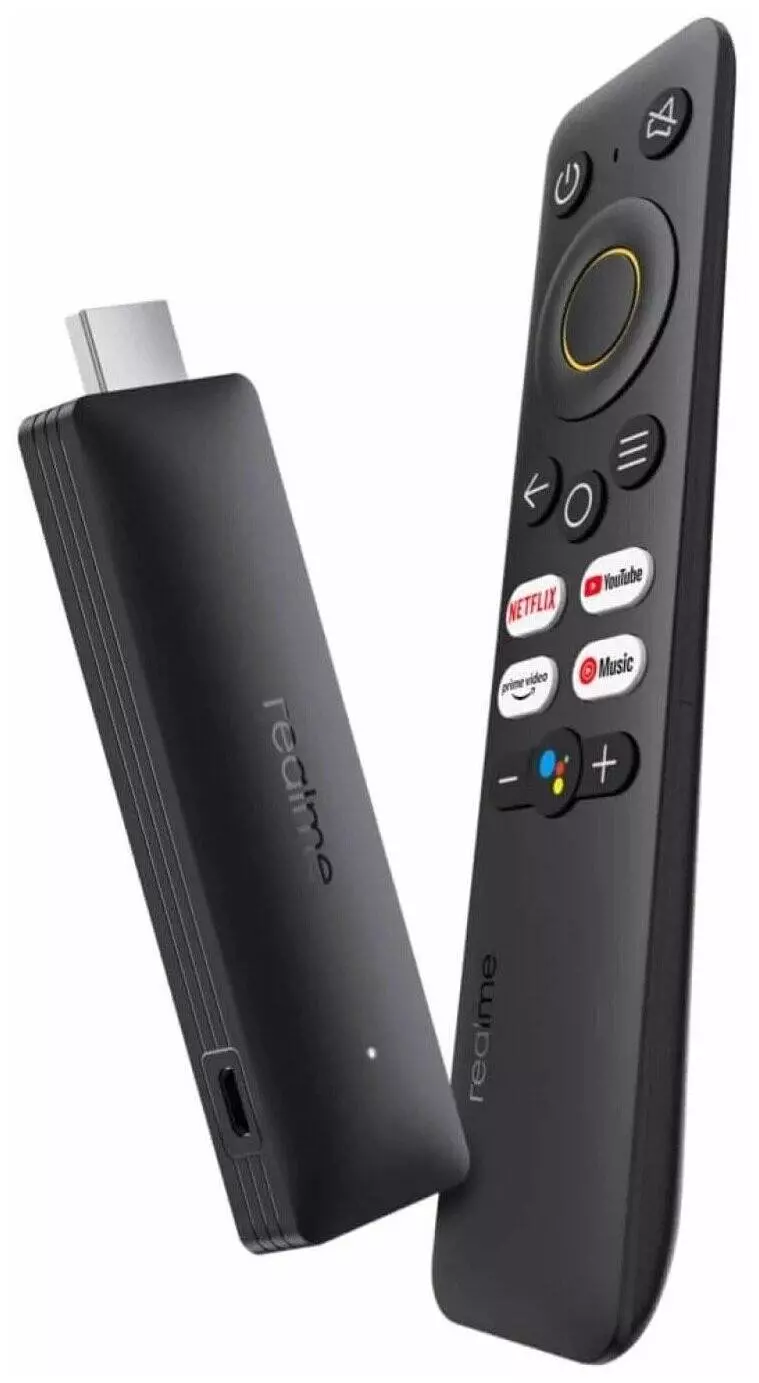 ТВ-приставка Realme 4K Google TV Stick Black (Черный) Global Version ТВ-приставка Realme 4K Google TV Stick Black (Черный) Global Version